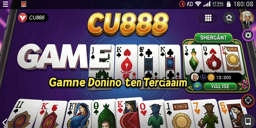 Tampilan gameplay Domino yang menarik dan interaktif.