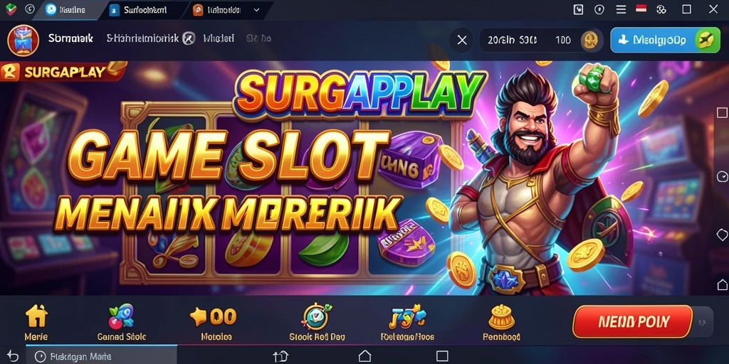 Tampilan gameplay menarik game Slot SURGAPLAY.