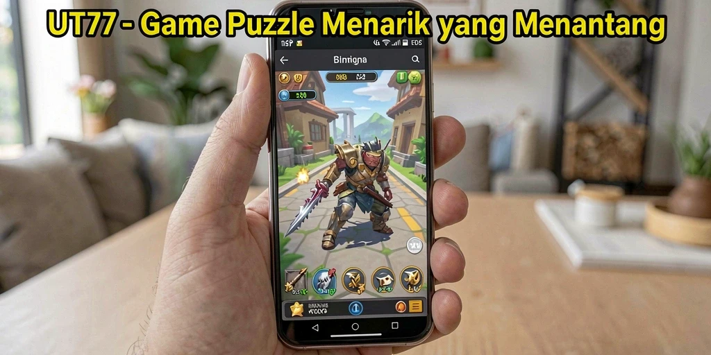 Tangkapan layar yang menampilkan gameplay puzzle yang mendebarkan di UT77.
