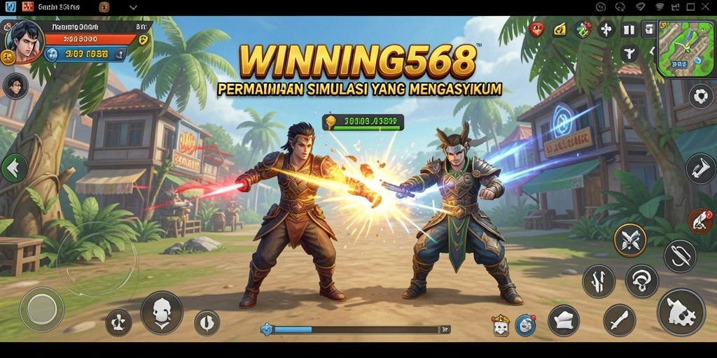 Tangkapan layar WINNING568 menampilkan gameplay simulasi yang mengasyikkan.